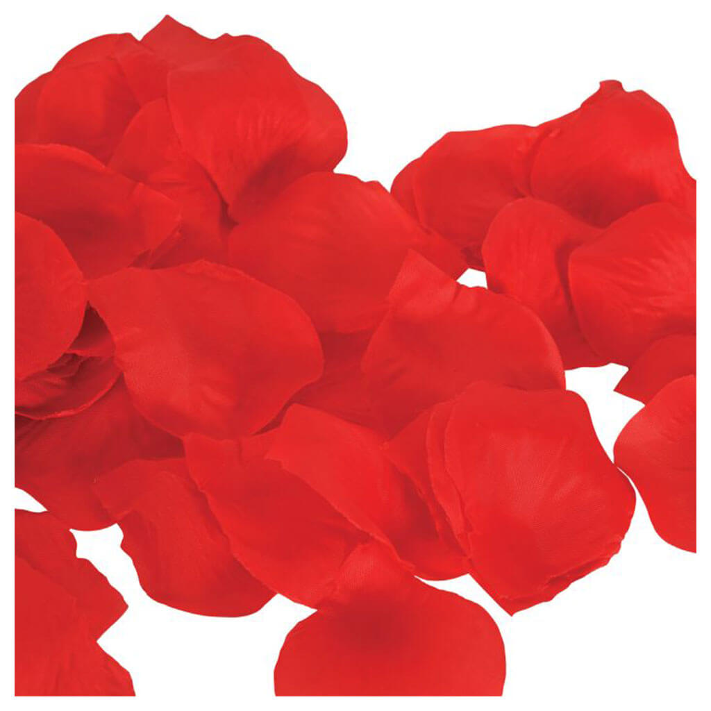 Fabric Rose Petals, Red