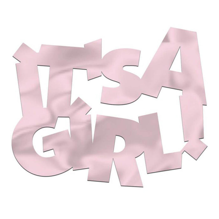 Jumbo It's A Girl Fanci-Fetti, Pink