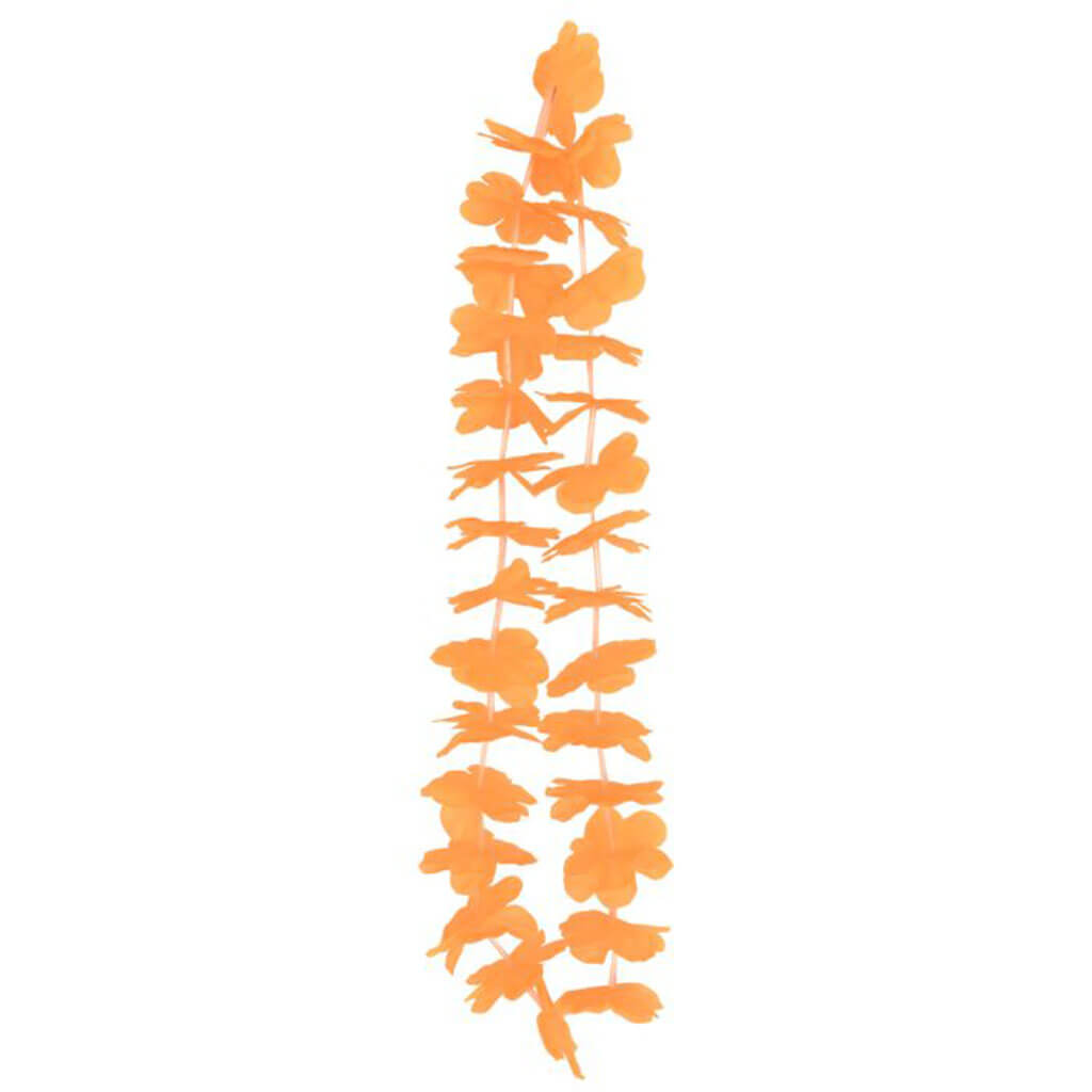 Hawaiian Lei 40in, Orange