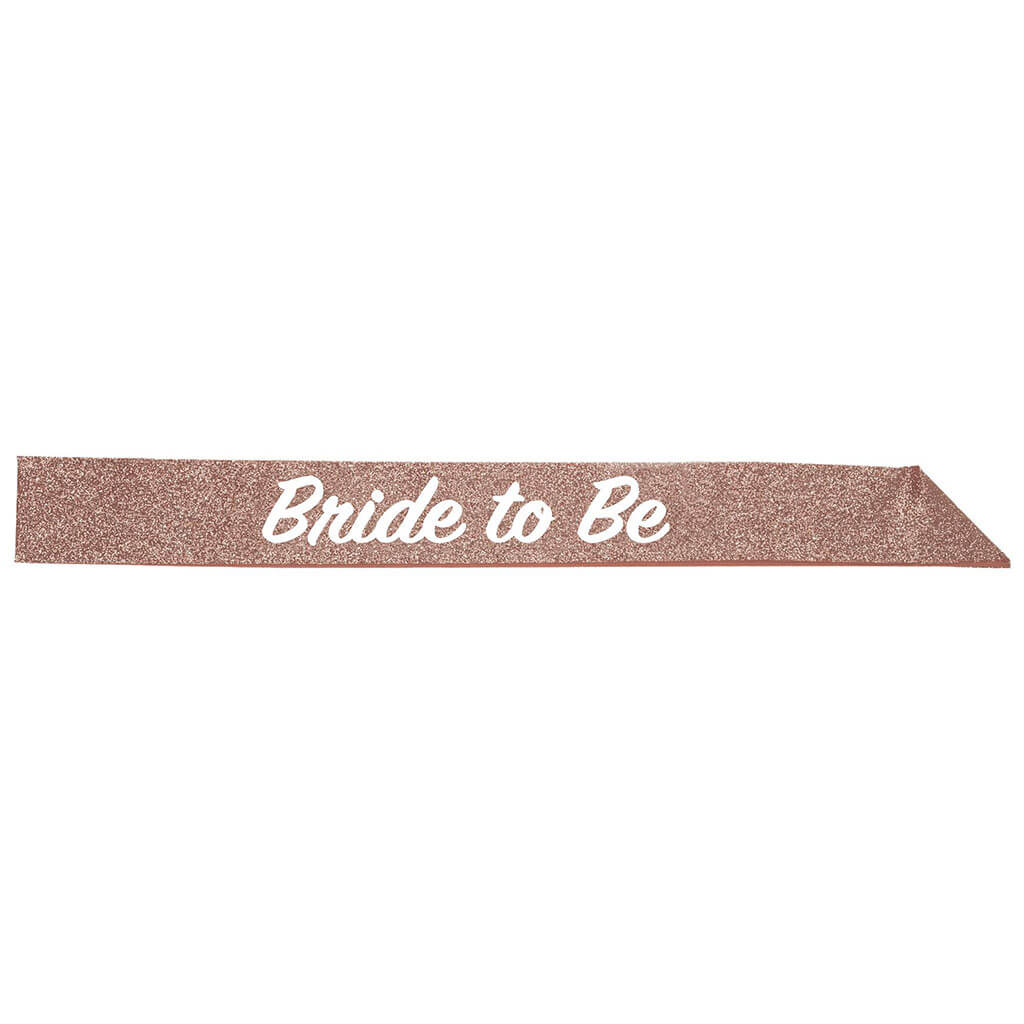 Bride To Be Glittered Sash