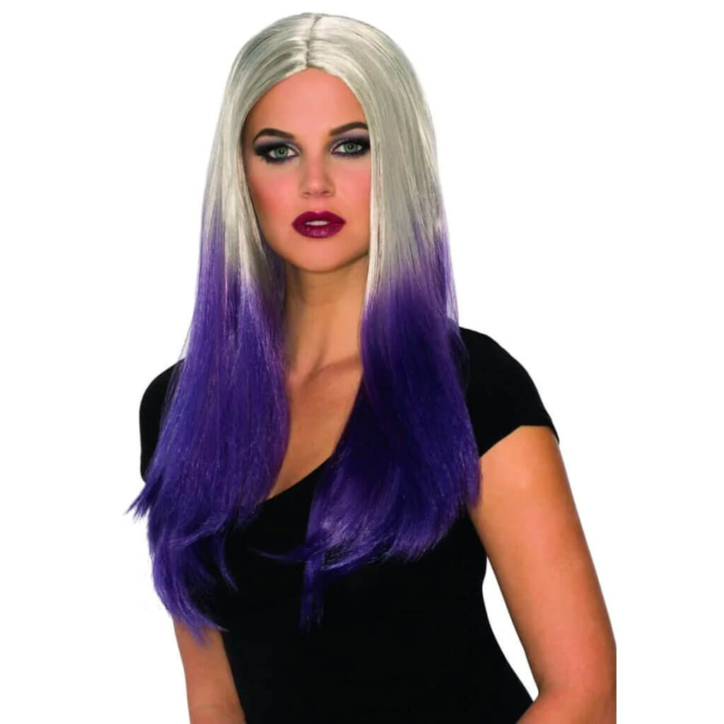 Sassy Naomi Wig Silver/Purple