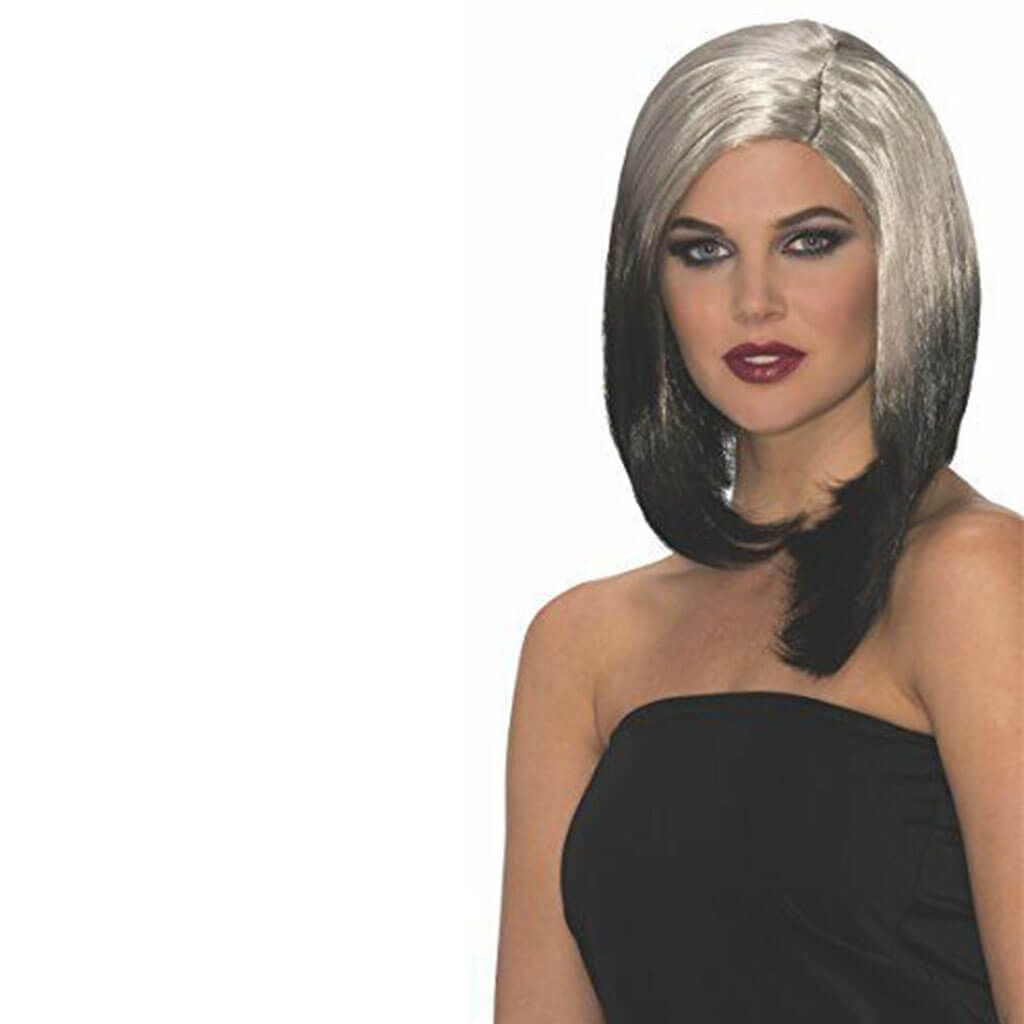 Sassy Mia Wig Black/Silver