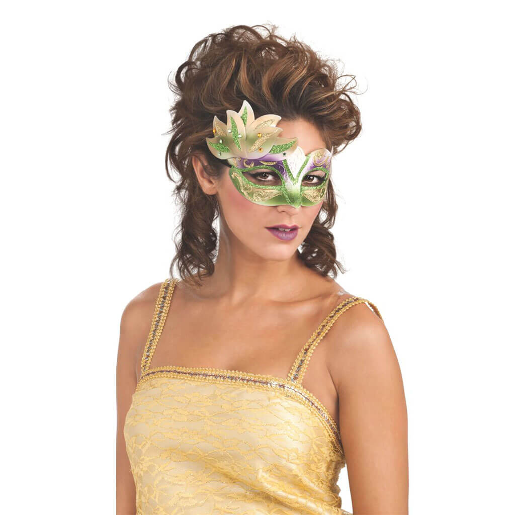 Green Gold Purple Mask