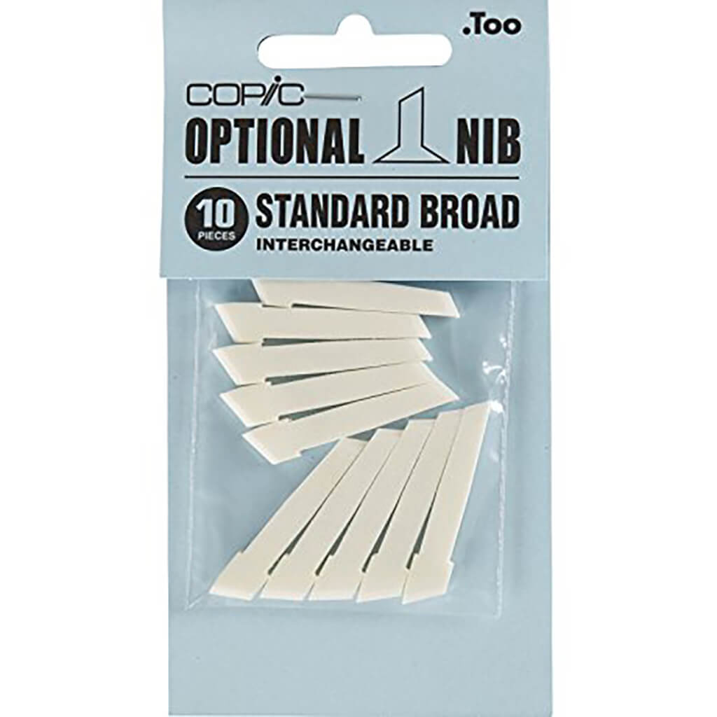 Copic Replacement Nibs Standard Broad Set of 10