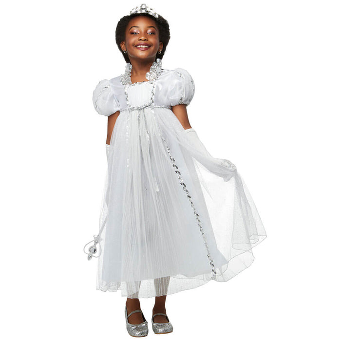 White Princess Costume 4 to 6, Small