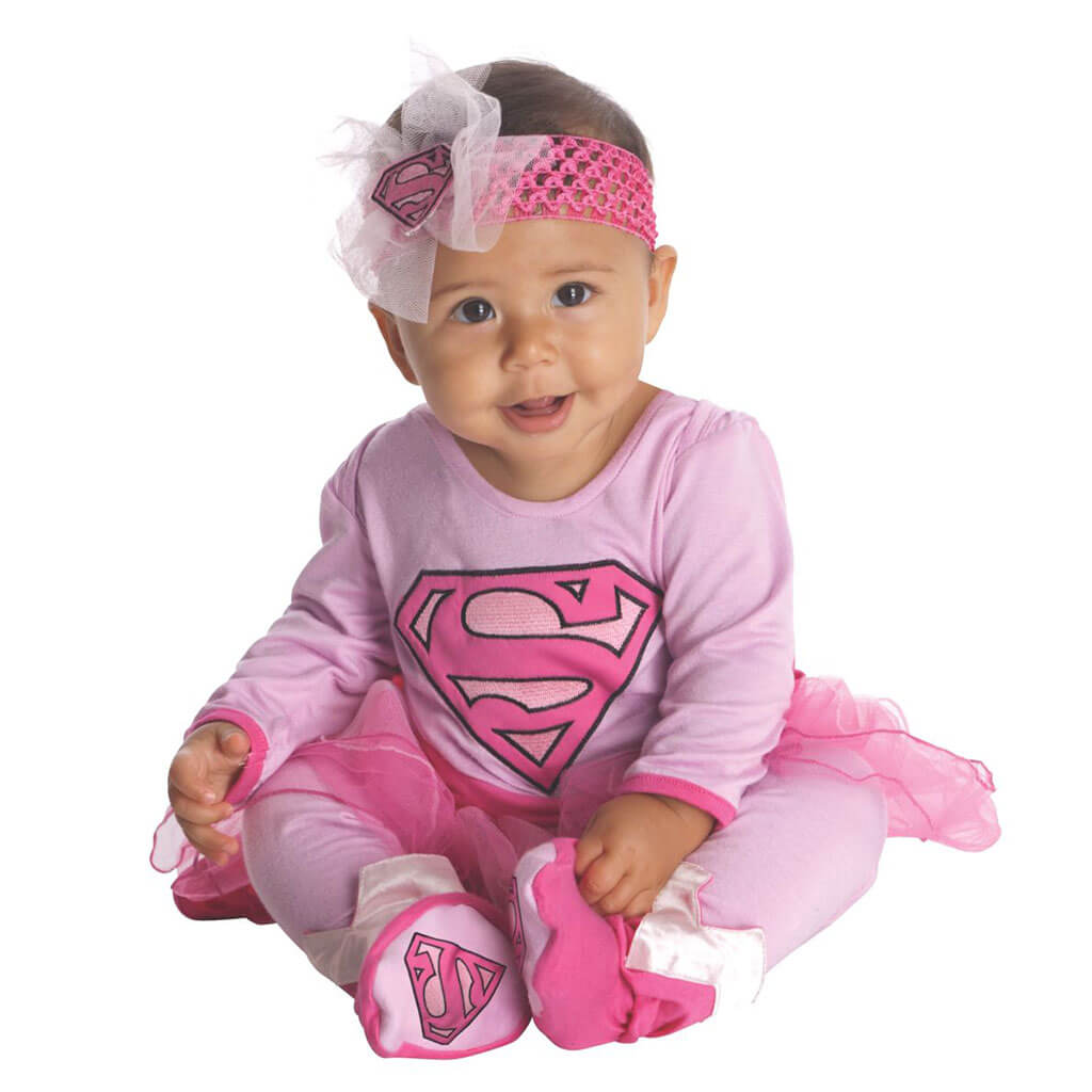 Supergirl One Piece Jumpsuit 6-12 Months