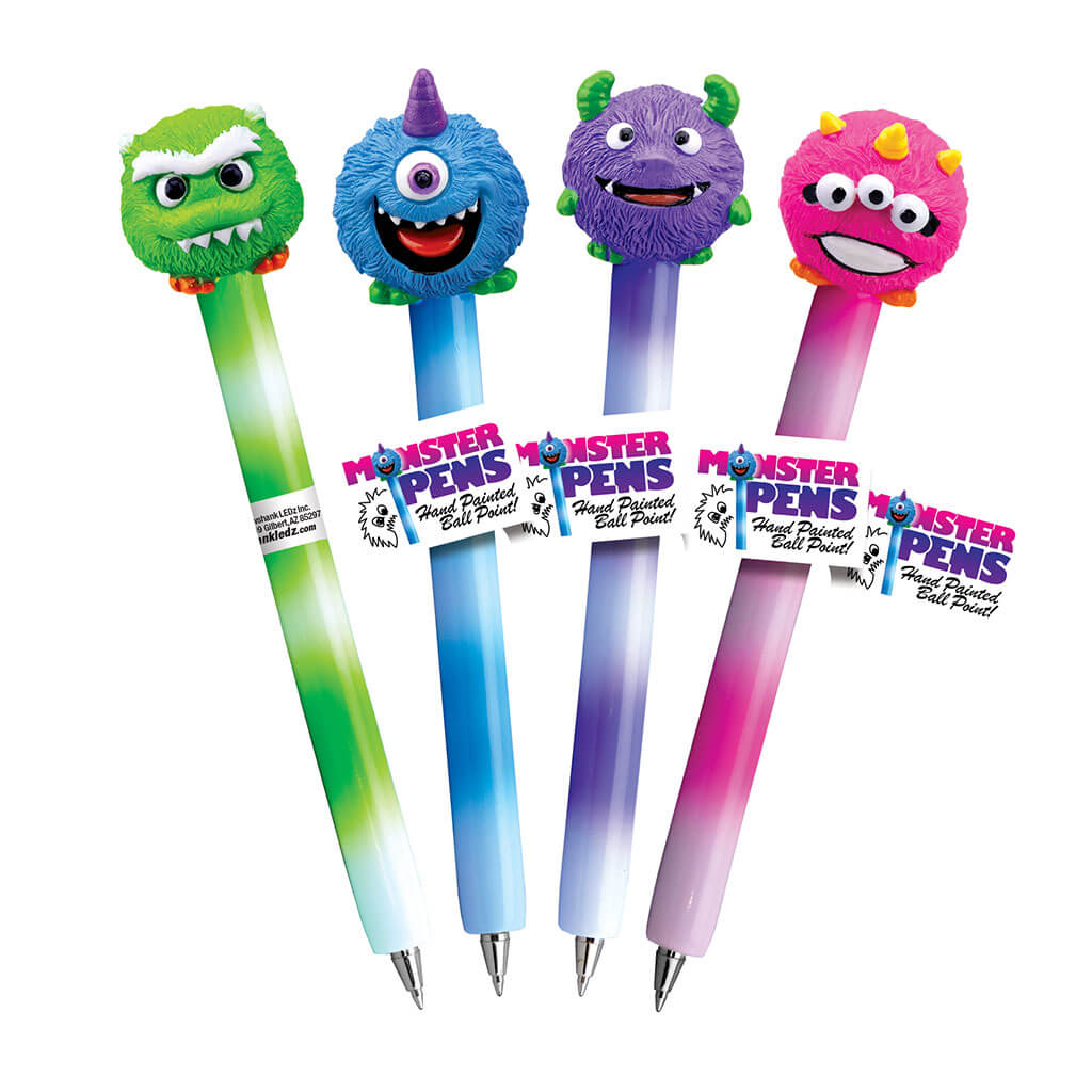 Monster Pen Ball Tip, Black Ink, Comfort Grip