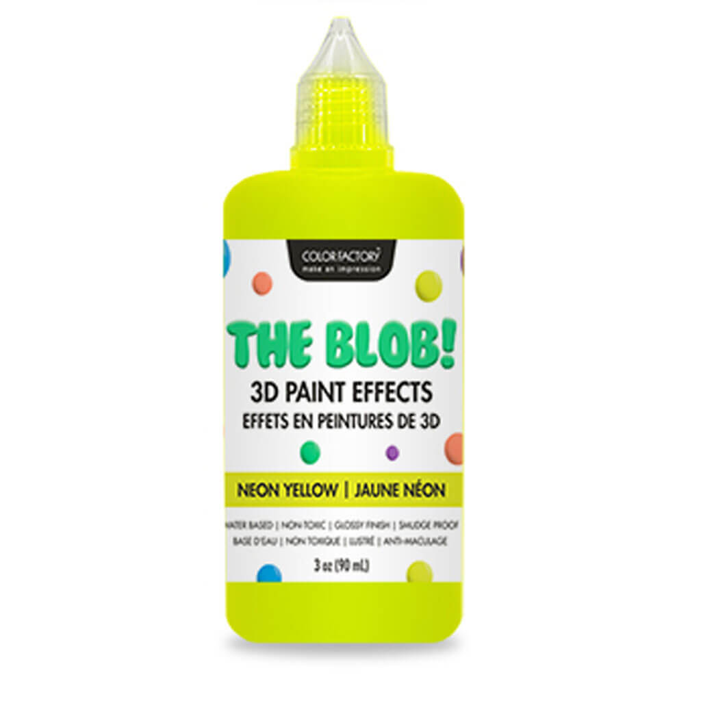 Color Factory: The Blob 3D Droplet Paint 3oz Neon