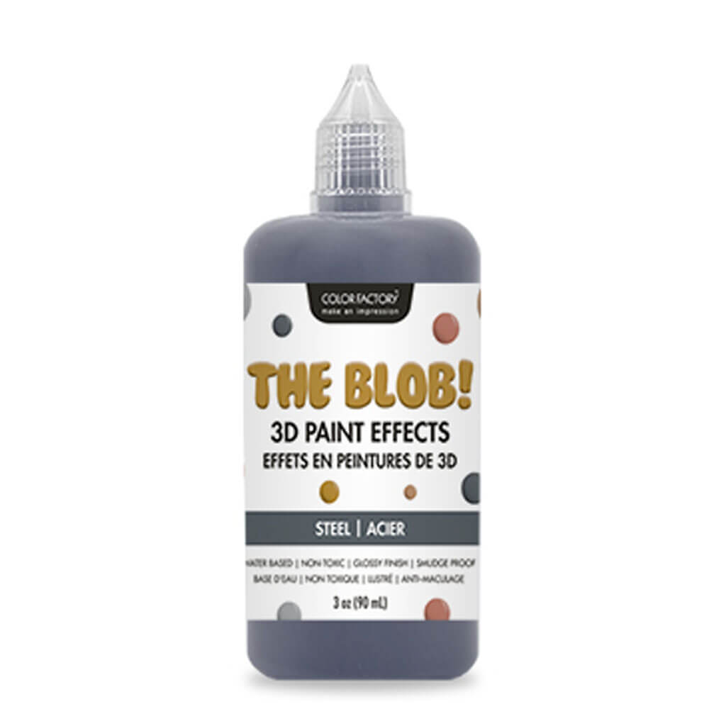 Color Factory: The Blob 3D Droplet Paint 3oz Metallic