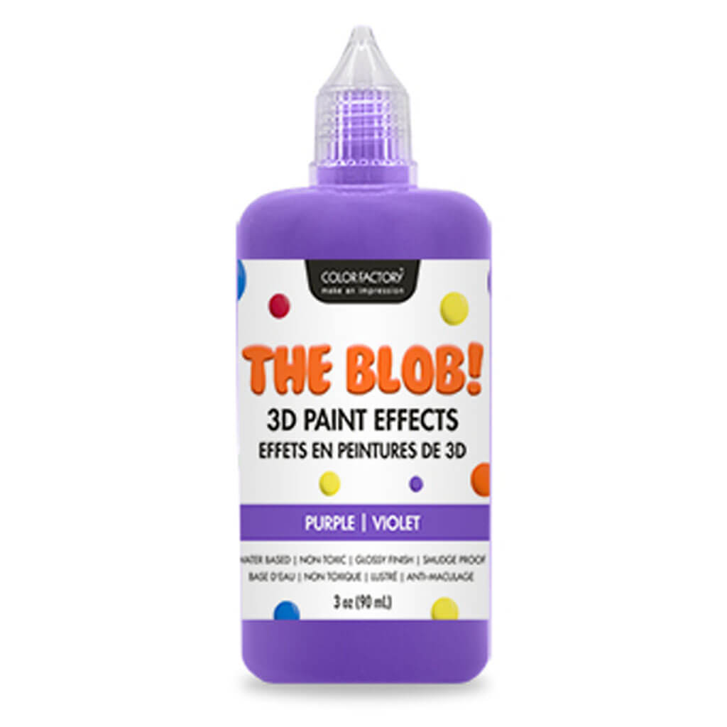 Color Factory: The Blob 3D Droplet Paint 3oz Primary