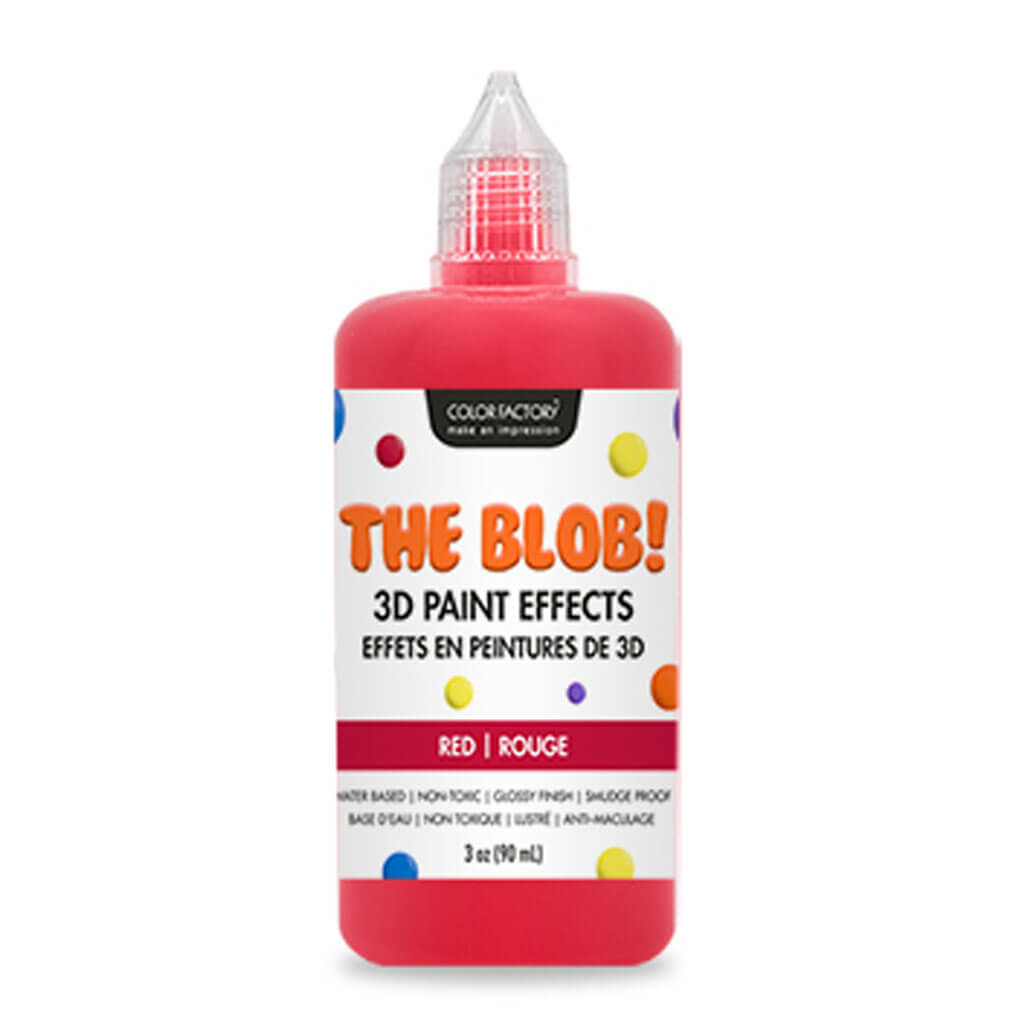 Color Factory: The Blob 3D Droplet Paint 3oz Primary