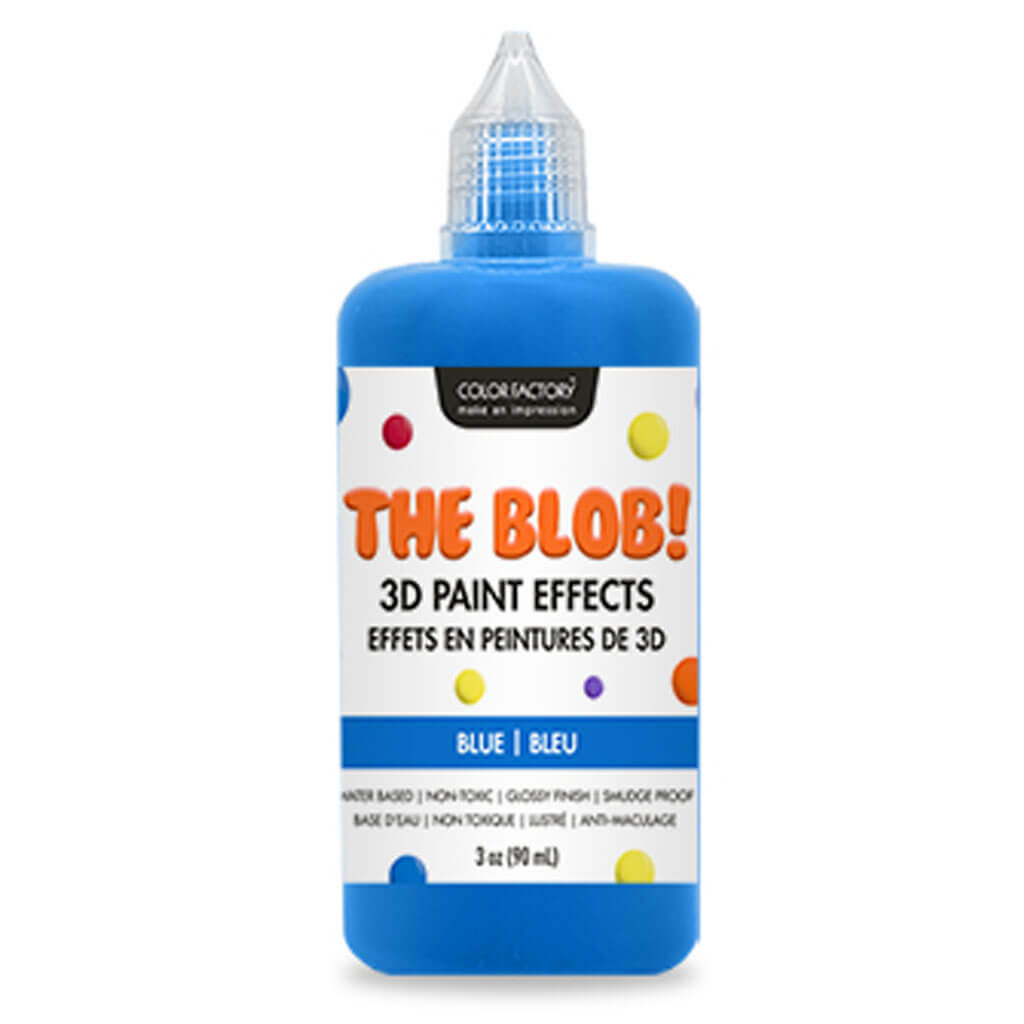 Color Factory: The Blob 3D Droplet Paint 3oz Primary