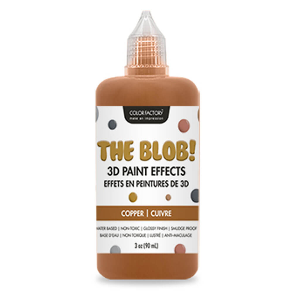Color Factory: The Blob 3D Droplet Paint 3oz Metallic