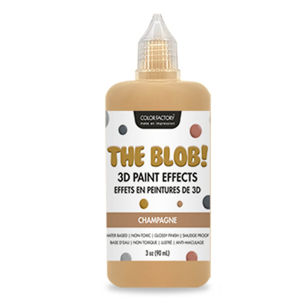 Color Factory: The Blob 3D Droplet Paint 3oz Metallic