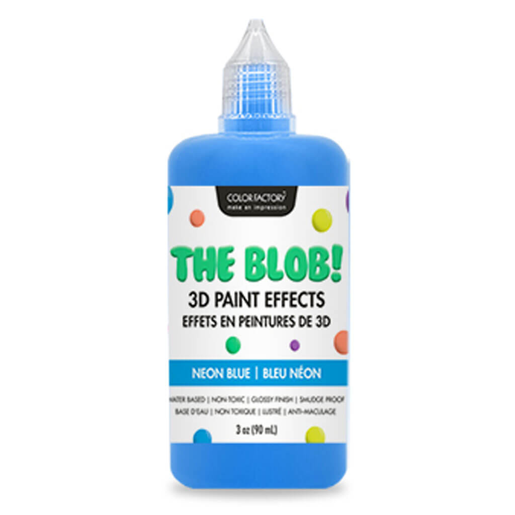 Color Factory: The Blob 3D Droplet Paint 3oz Neon
