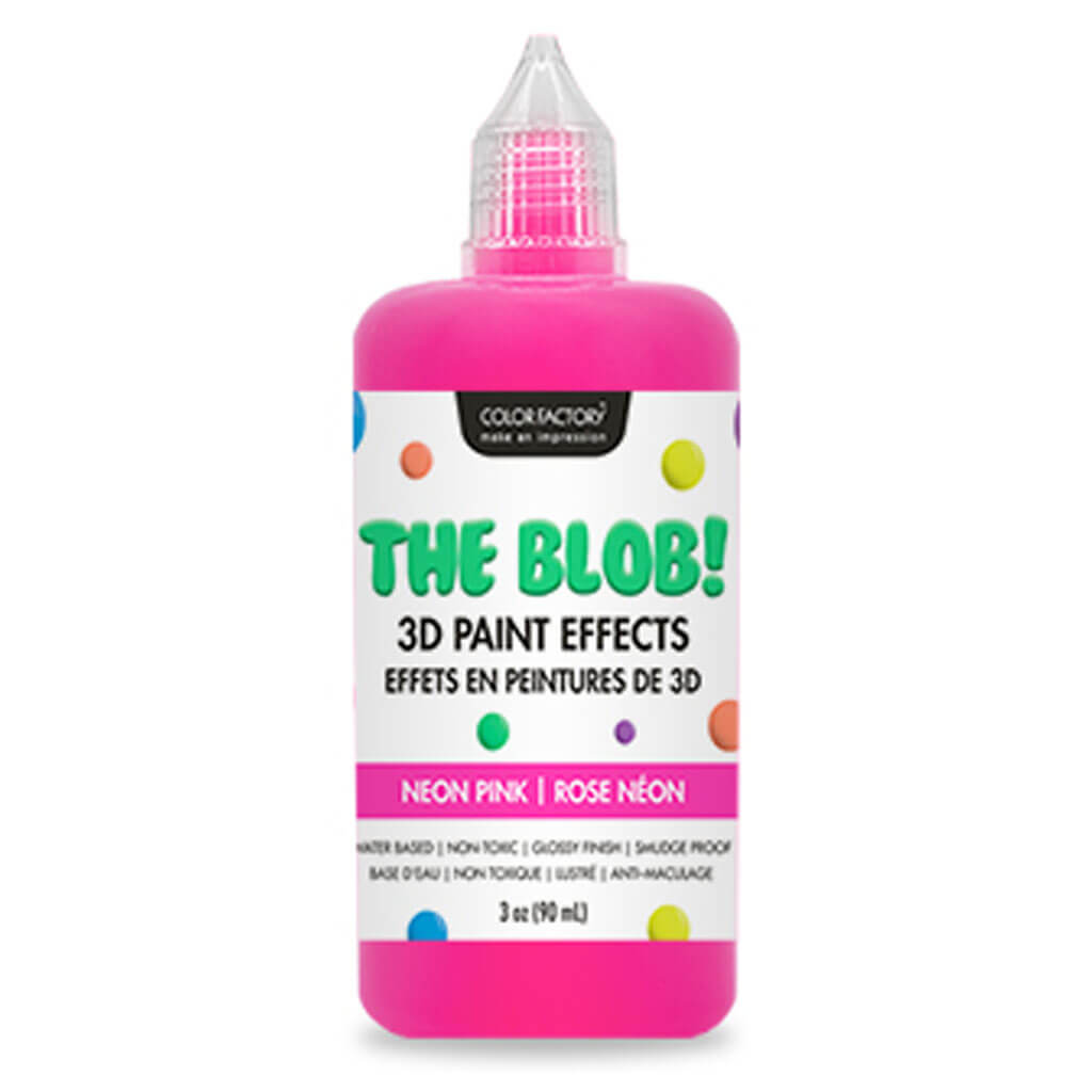 Color Factory: The Blob 3D Droplet Paint 3oz Neon