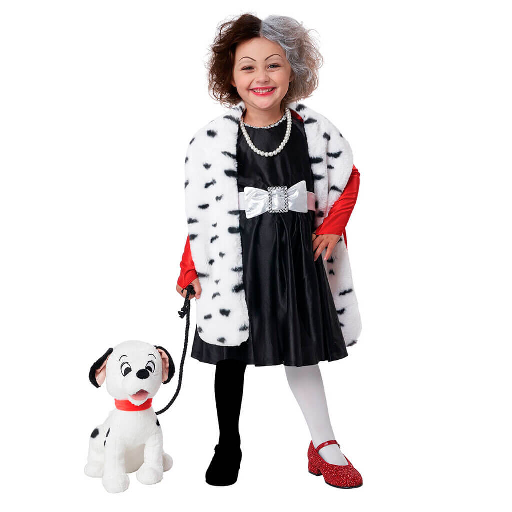 Dalmatian Diva Toddler Costume 4 to 6, Large