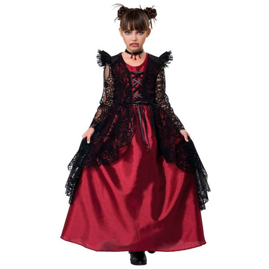 Gothic Lace Vampire Child Costume