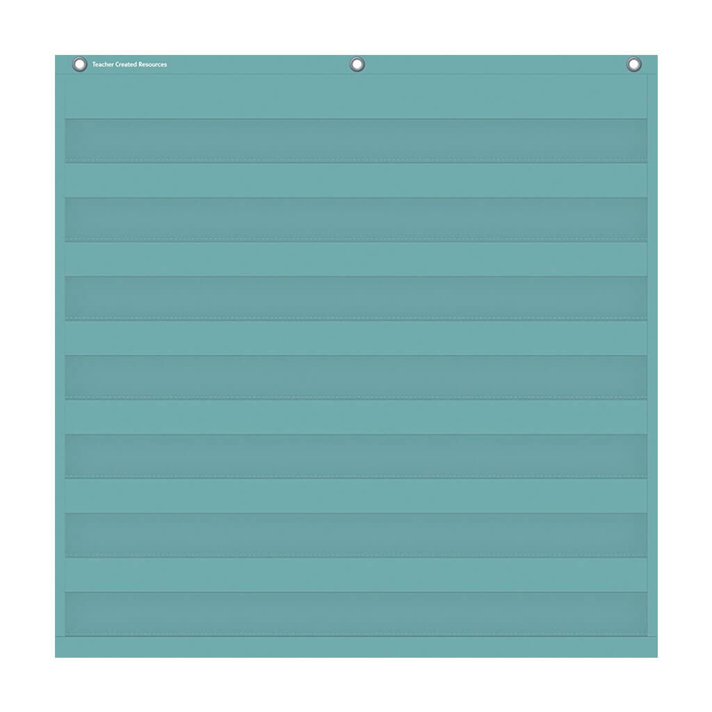 Calming Blue 7 Pocket Chart