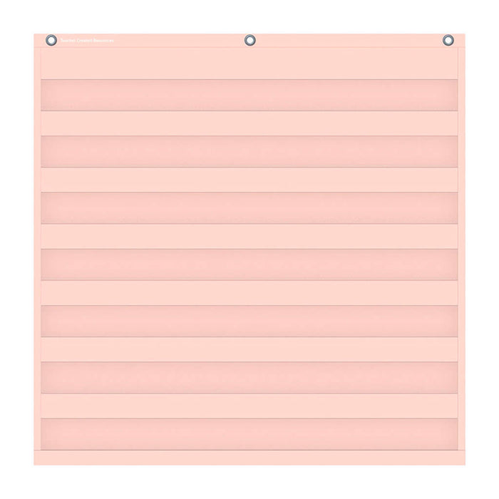 Blush 7 Pocket Chart
