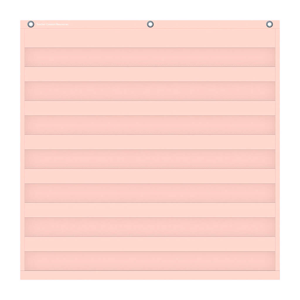 Blush 7 Pocket Chart