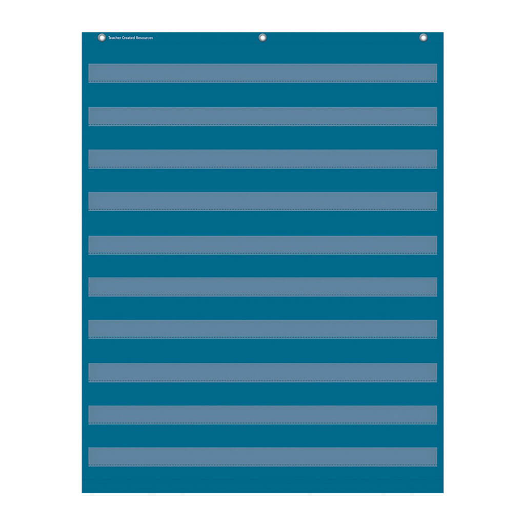 Slate Blue 10 Pocket Chart