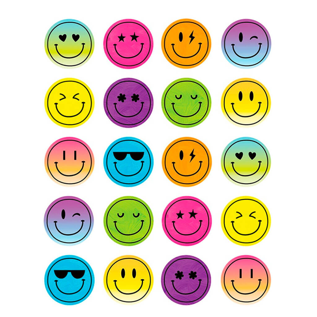 Brights 4Ever Smiley Faces Stickers