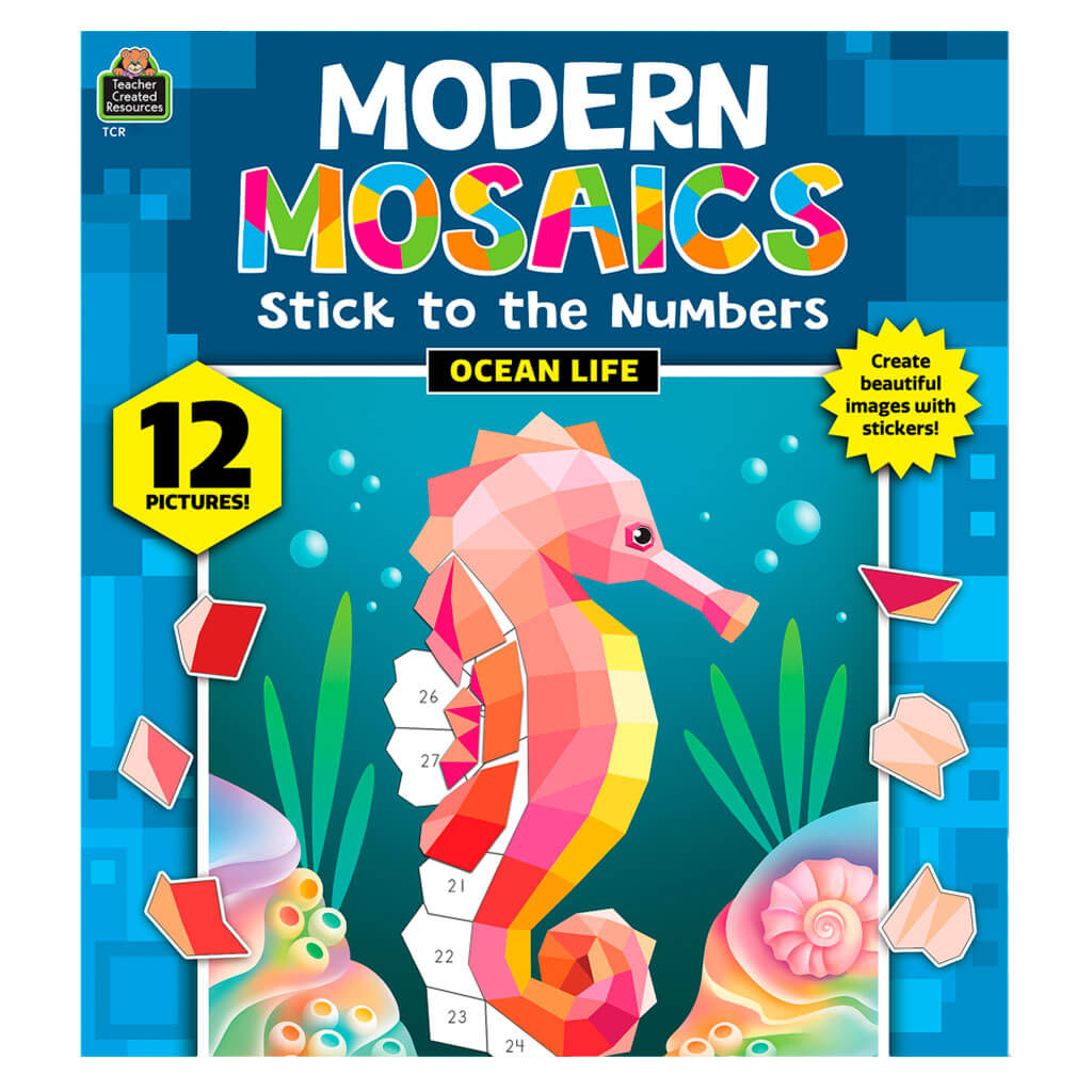 Ocean Life Modern Mosaics Stick to the Numbers