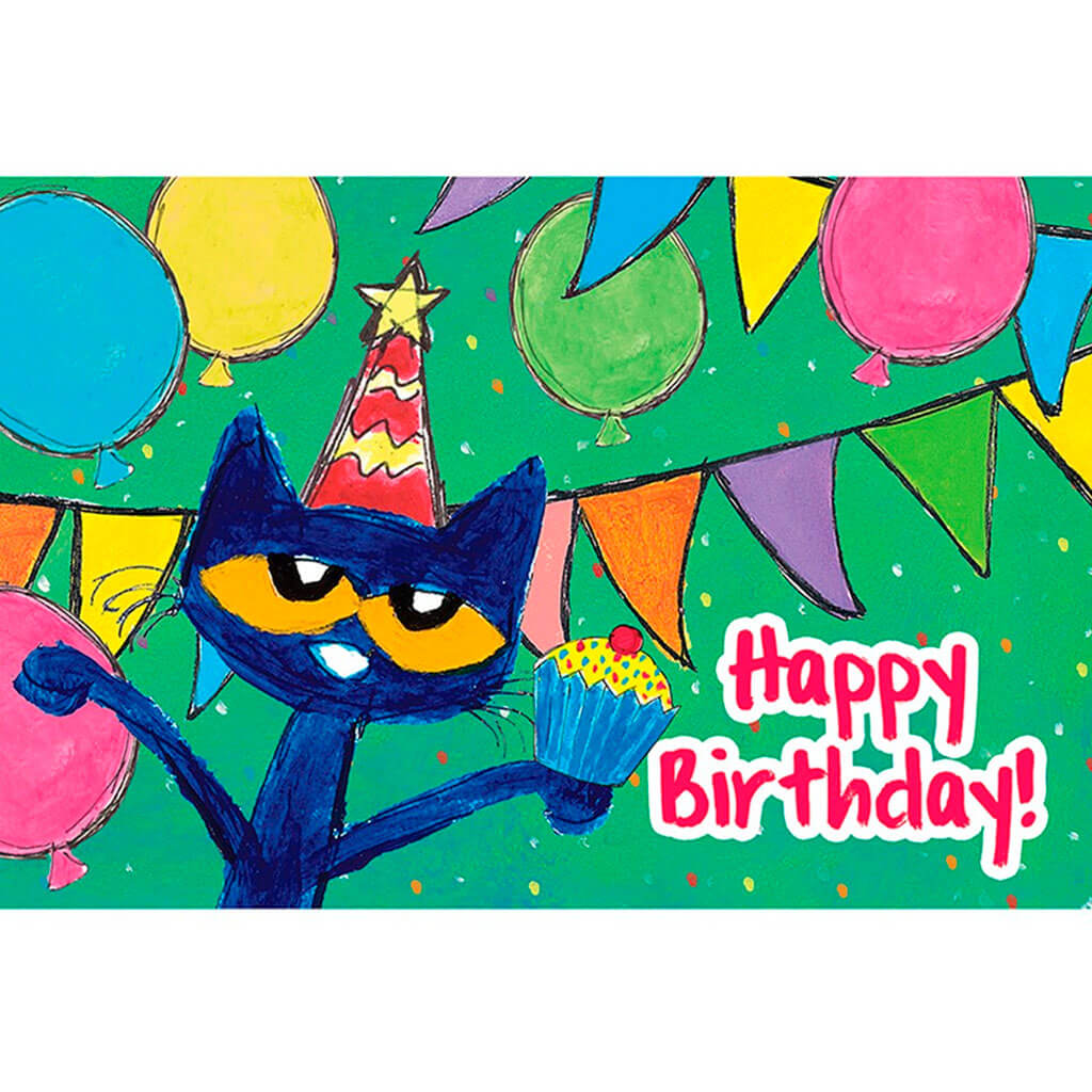 Pete the Cat Happy Birthday Postcards