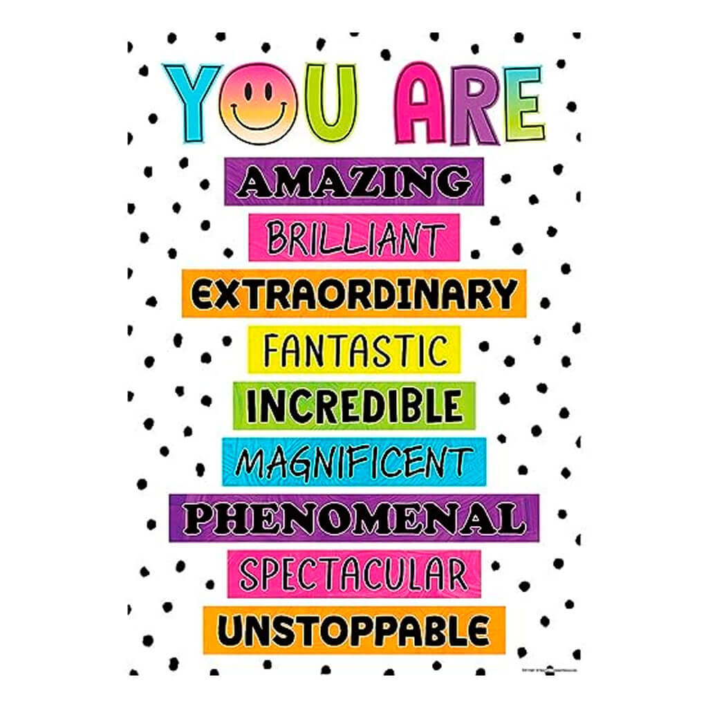 You Are Amazing Positive Poster