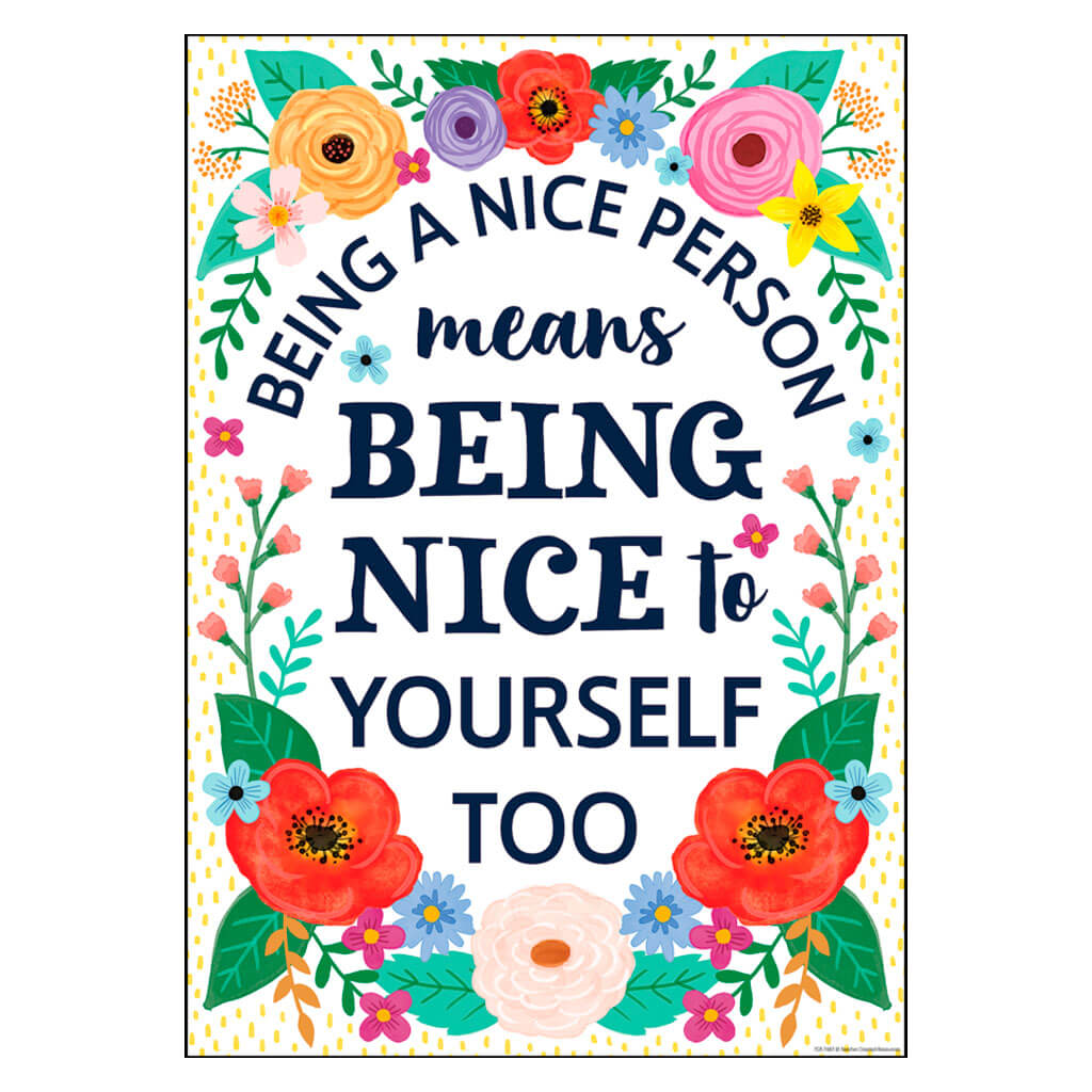 Being a Nice Person Positive Poster