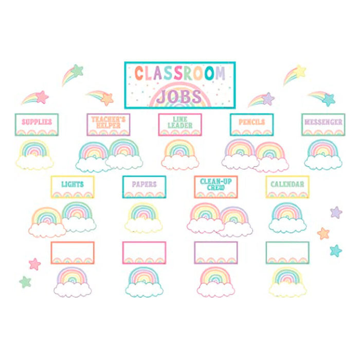Pastel Pop Classroom Jobs Mini Bulletin Board