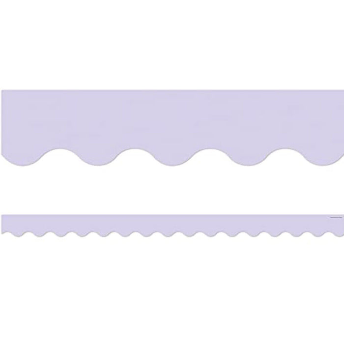 Lavender Scalloped Border Trim