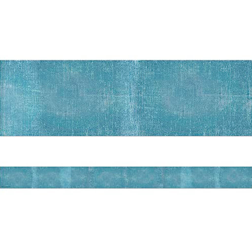 Moving Mountains Blue Straight Border Trim