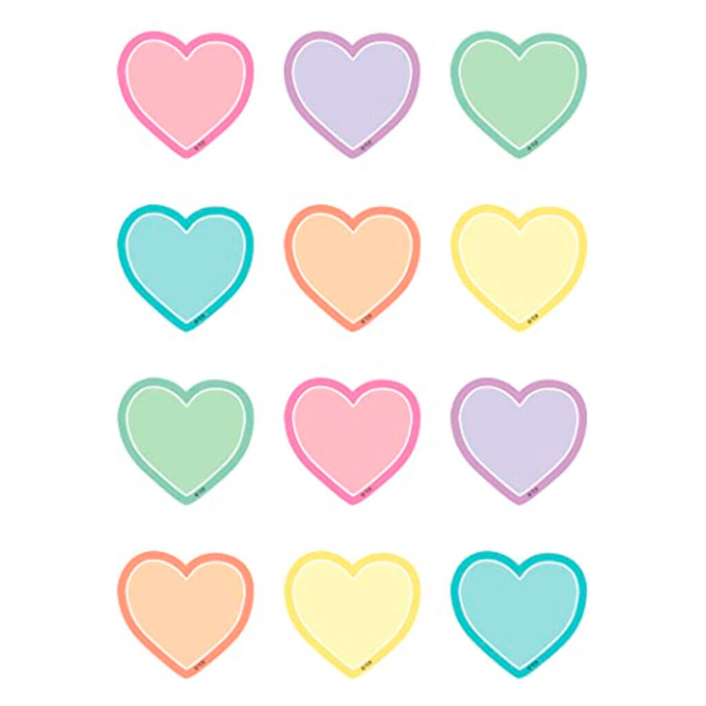 Pastel Pop Hearts Mini Accents