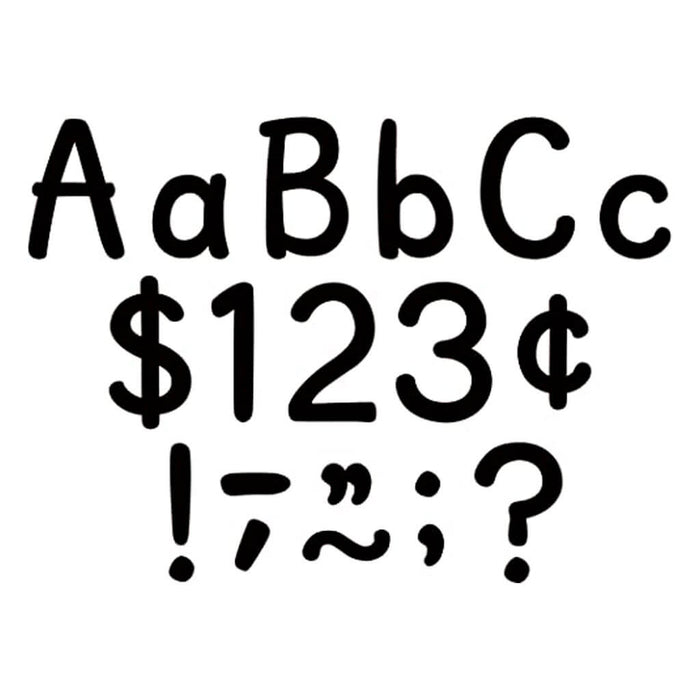 Black 4" Modern Classic Letters Combo Pack