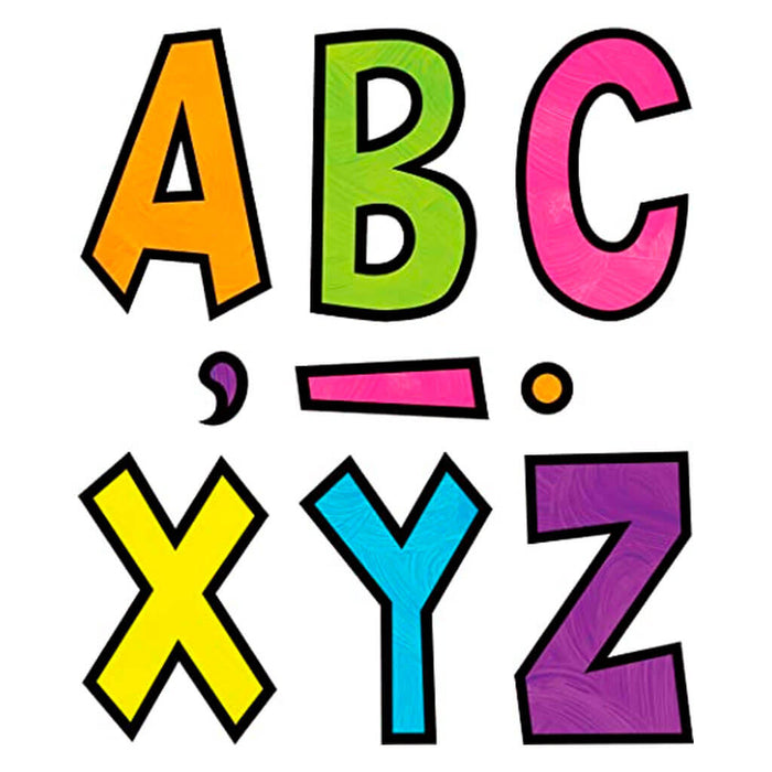 Brights 4Ever 7" Fun Font Letters