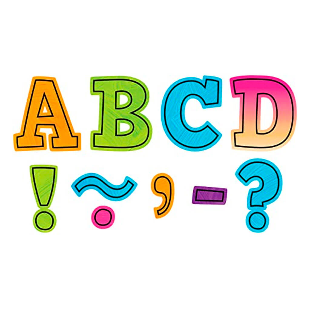 Brights 4Ever Bold Block 3" Magnetic Letters