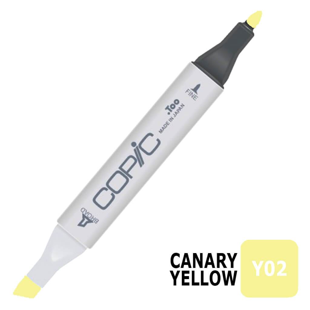 Copic Classic Marker Y02 Canary Yellow