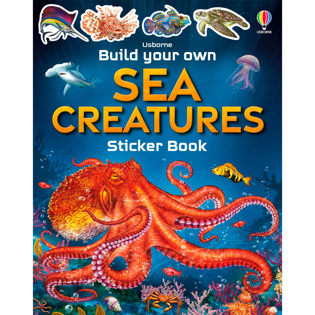 Build Your Own Sea Creatures Sticker Book