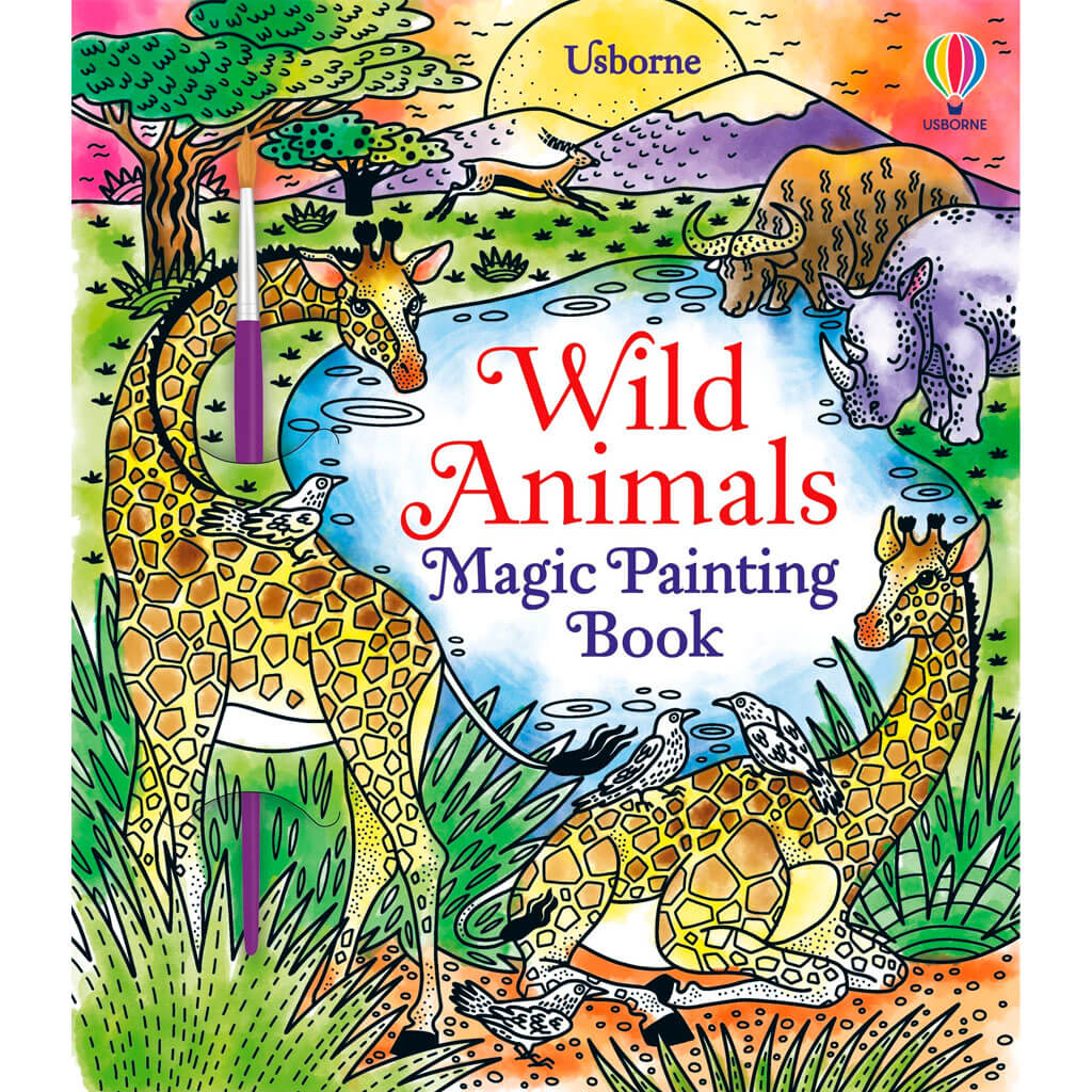 Wild Animals Magic Painting Book