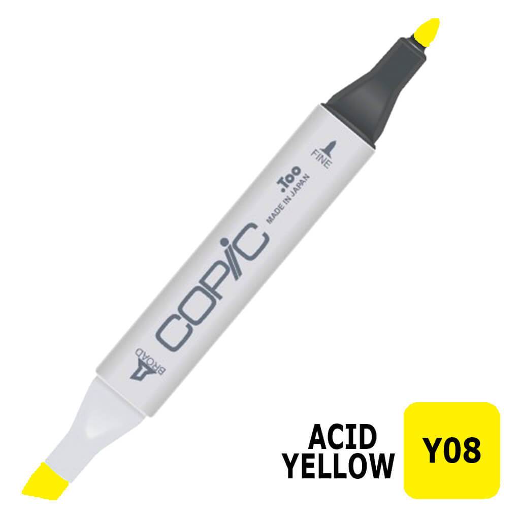 Copic Classic Marker Y08 Acid Yellow