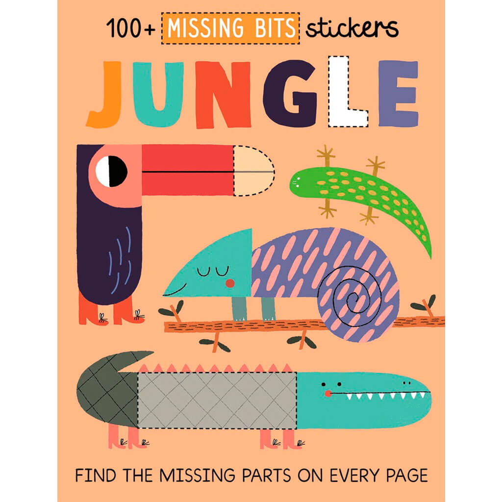 Jungle, Missing Bits Sticker Book