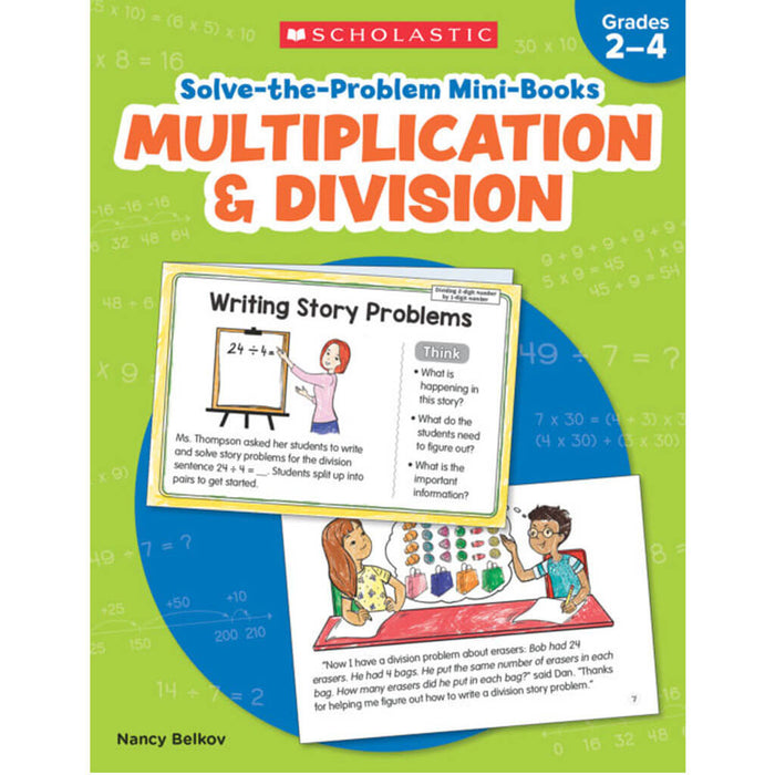 Solve-The-Problem Mini Books: Multiplication & Division