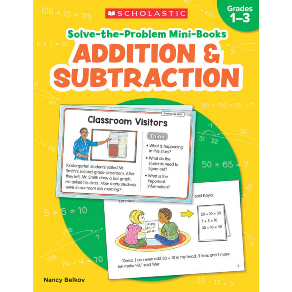 Solve-The-Problem Mini Books: Addition &amp; Subtraction