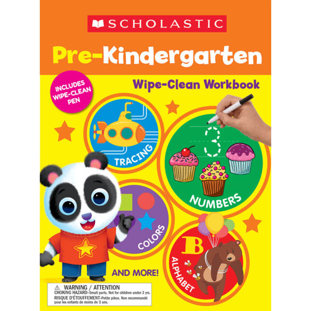 Pre-K Wipe-Clean Workbook