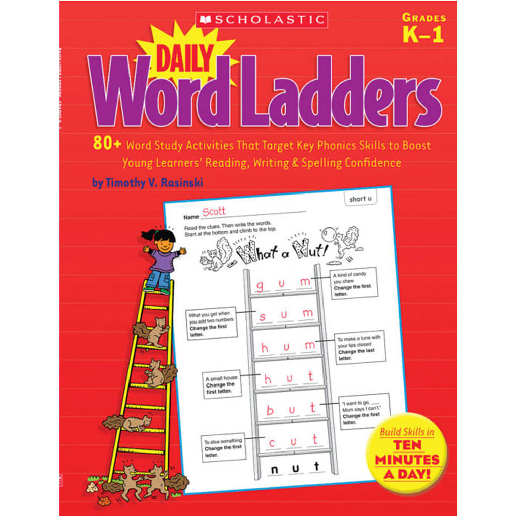 Daily Word Ladders: Grades K-1