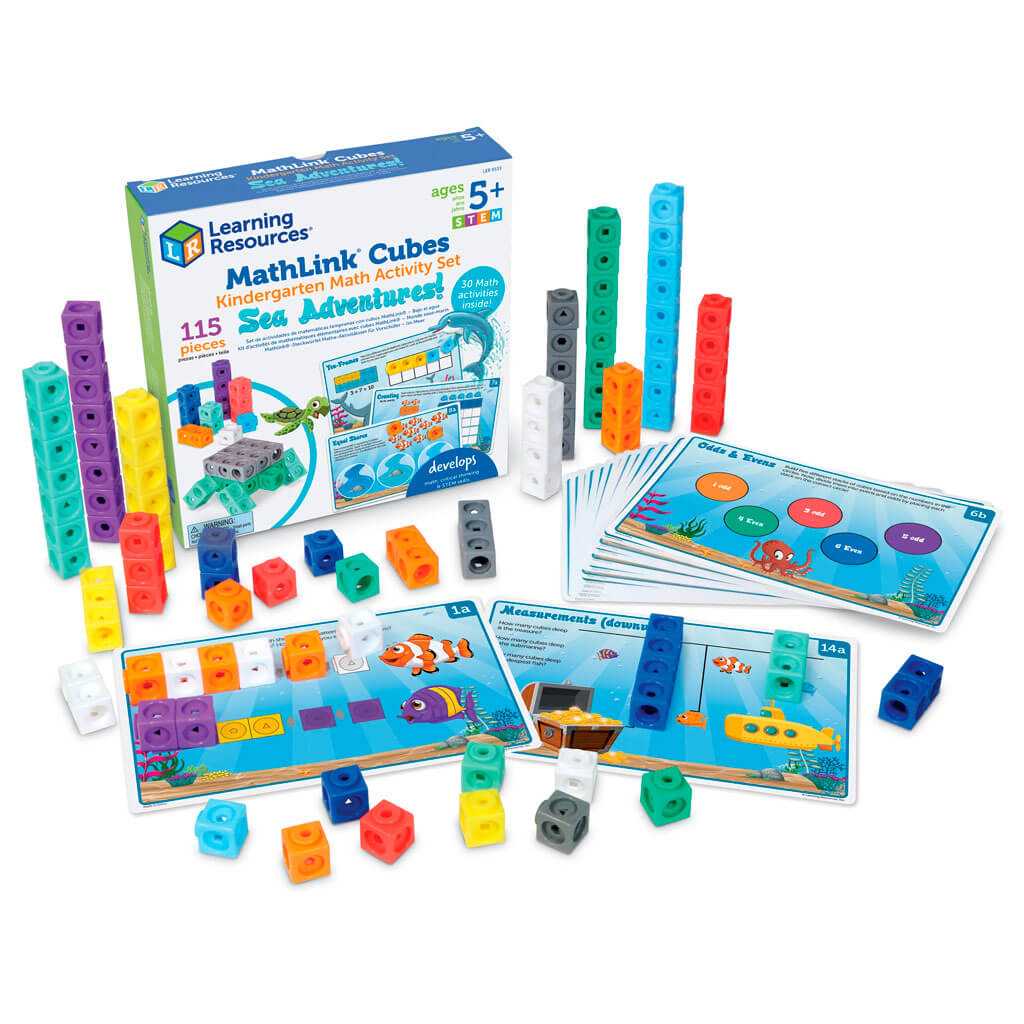 Mathlink Cubes Activity Set Sea Adventure