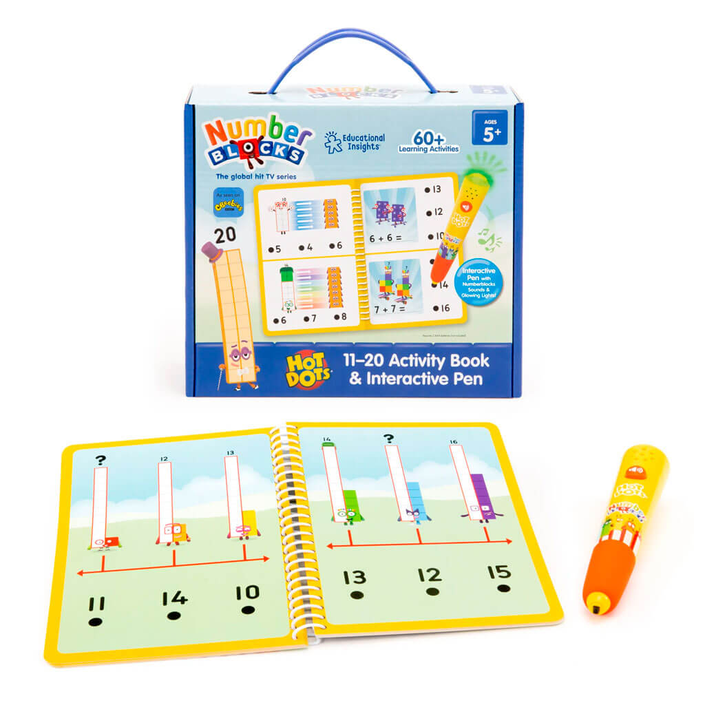 Hot Dots Numberblocks 11-20 Activity Book