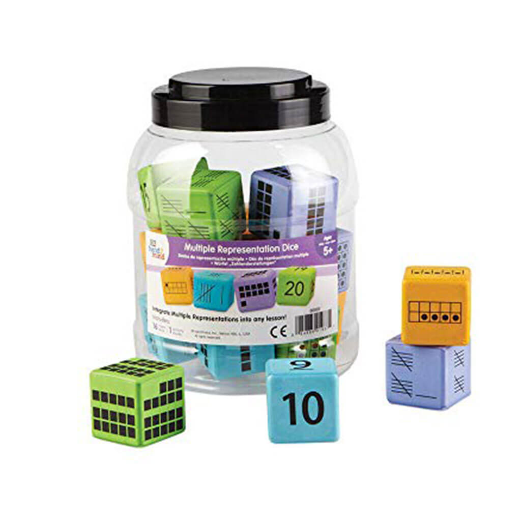 Dice with Different Views Set of 16